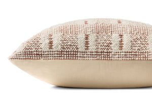 Ivory / Rust Pillow shown from another angle.
