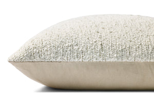 Ivory / Moss Pillow shown from another angle.