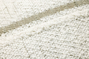 Ivory / Moss Pillow shown from a different angle to reveal its pattern.