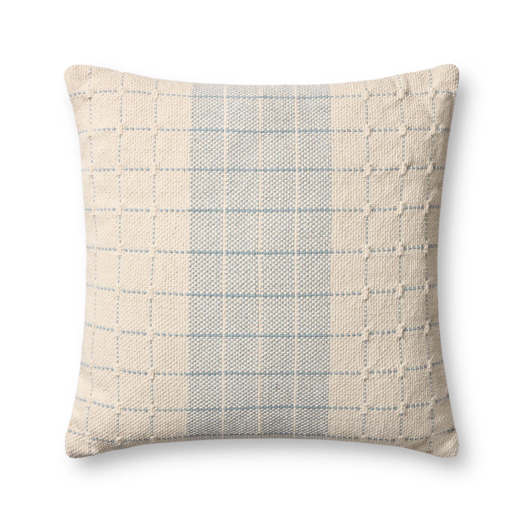 Blue / Natural Pillow — a Loloi pillow at Laurie Yapp Home.