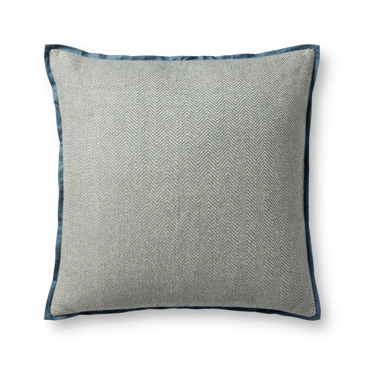 Blue Pillow (Pattern 14) — a Loloi pillow at Laurie Yapp Home.