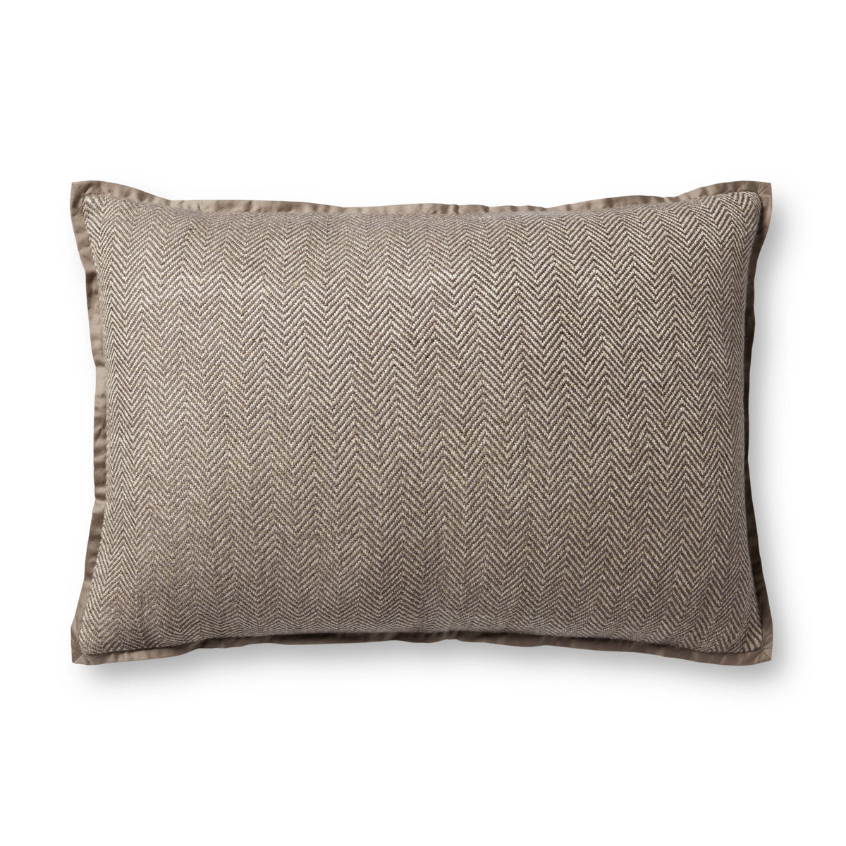 Dark Taupe Pillow — a Loloi pillow at Laurie Yapp Home.