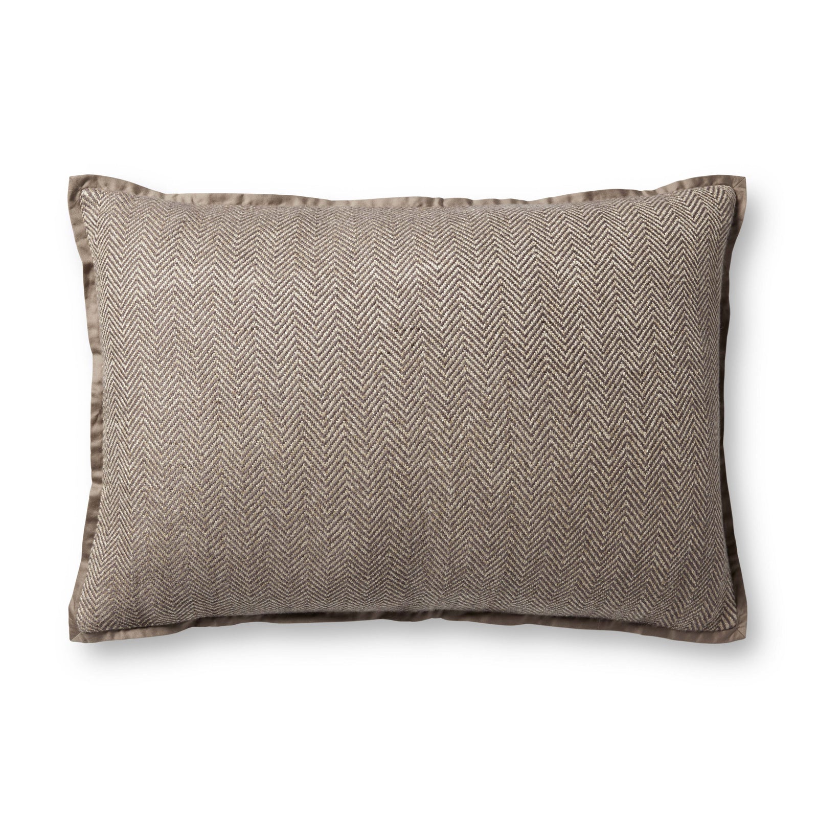 Dark Taupe Pillow — a Loloi pillow at Laurie Yapp Home.
