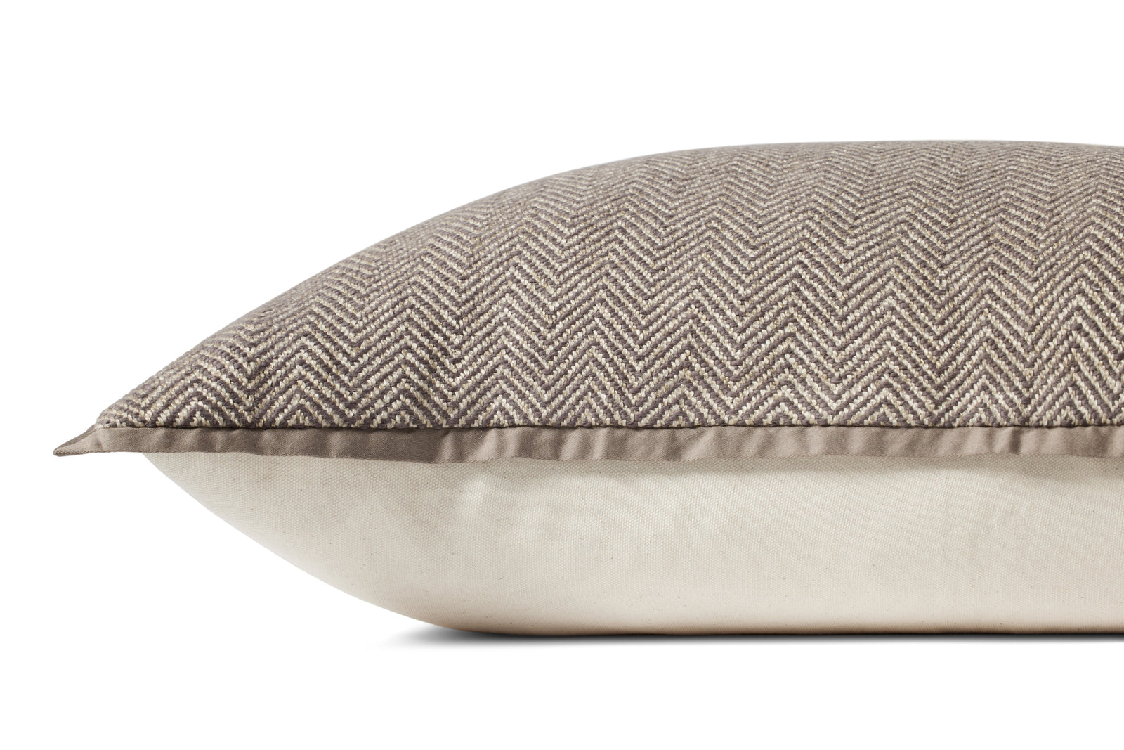 Dark Taupe Pillow — a Loloi pillow at Laurie Yapp Home.