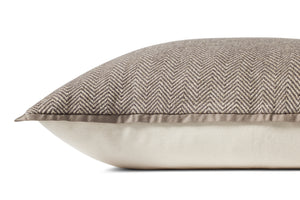 Dark Taupe Pillow shown from another angle.