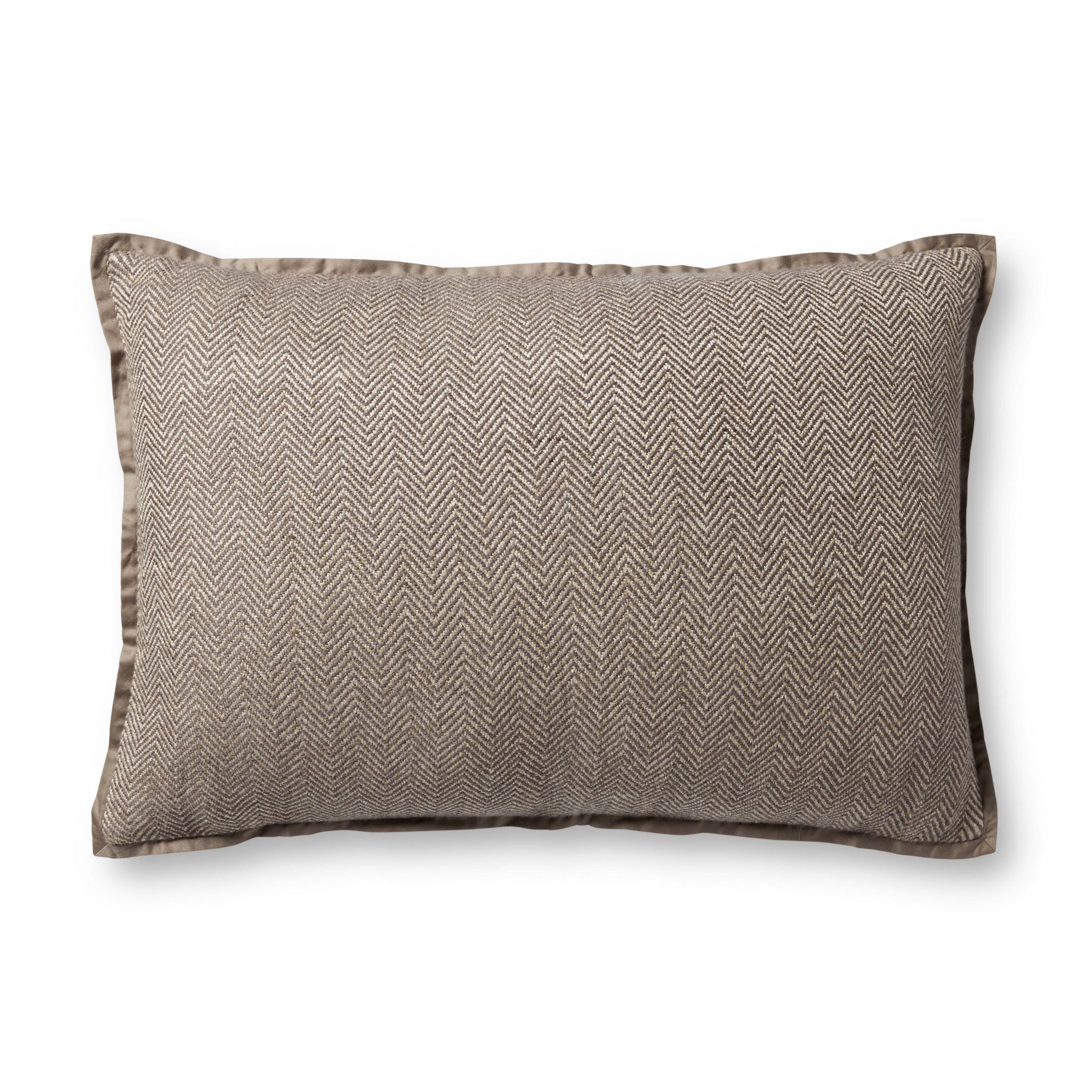Dark Taupe Pillow — a Loloi pillow at Laurie Yapp Home.