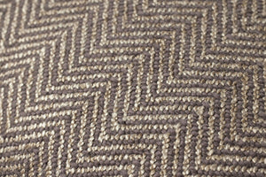 Dark Taupe Pillow shown from a different angle to reveal its pattern.