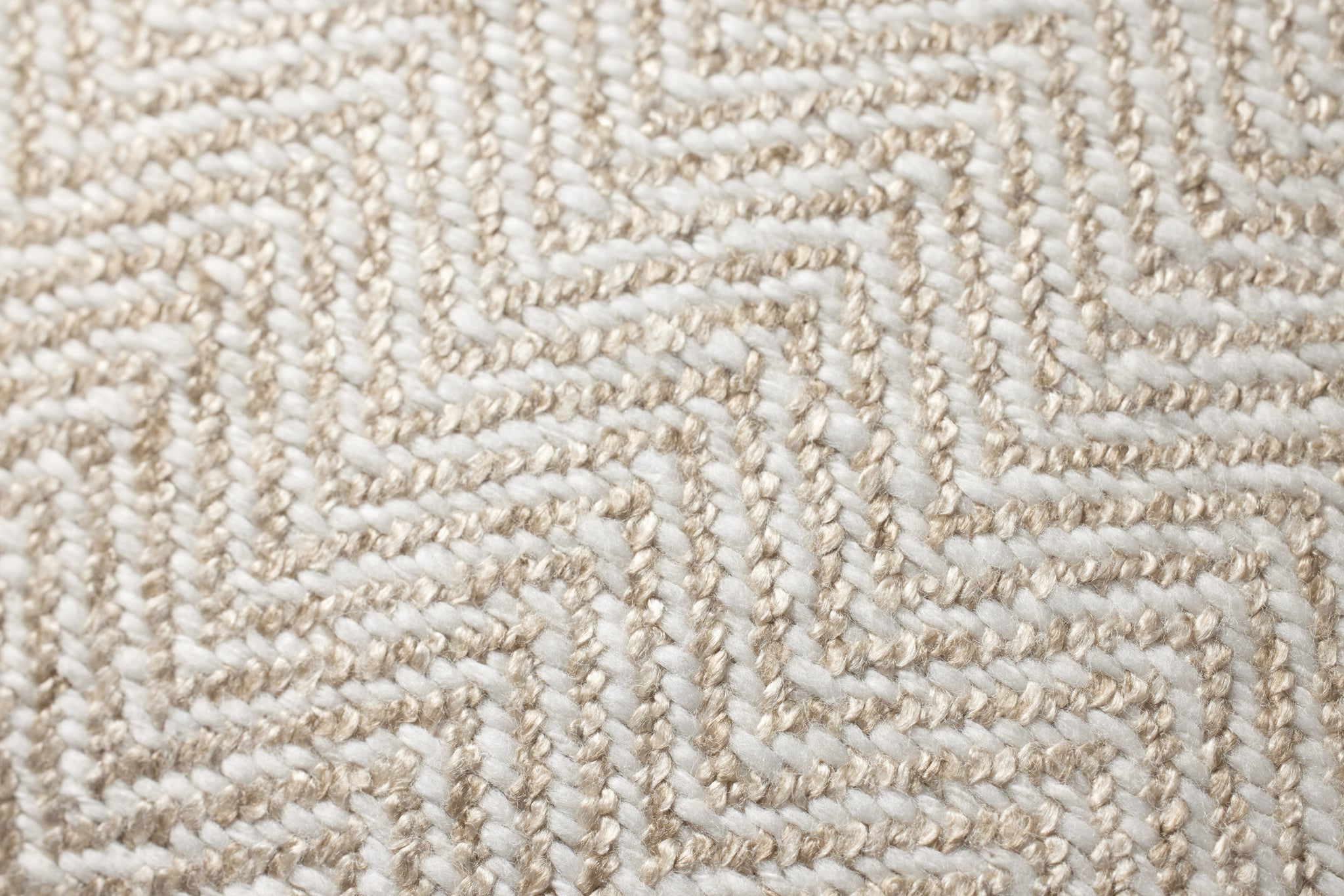 Ivory Pillow (Pattern 12) shown from a different angle to reveal its pattern.