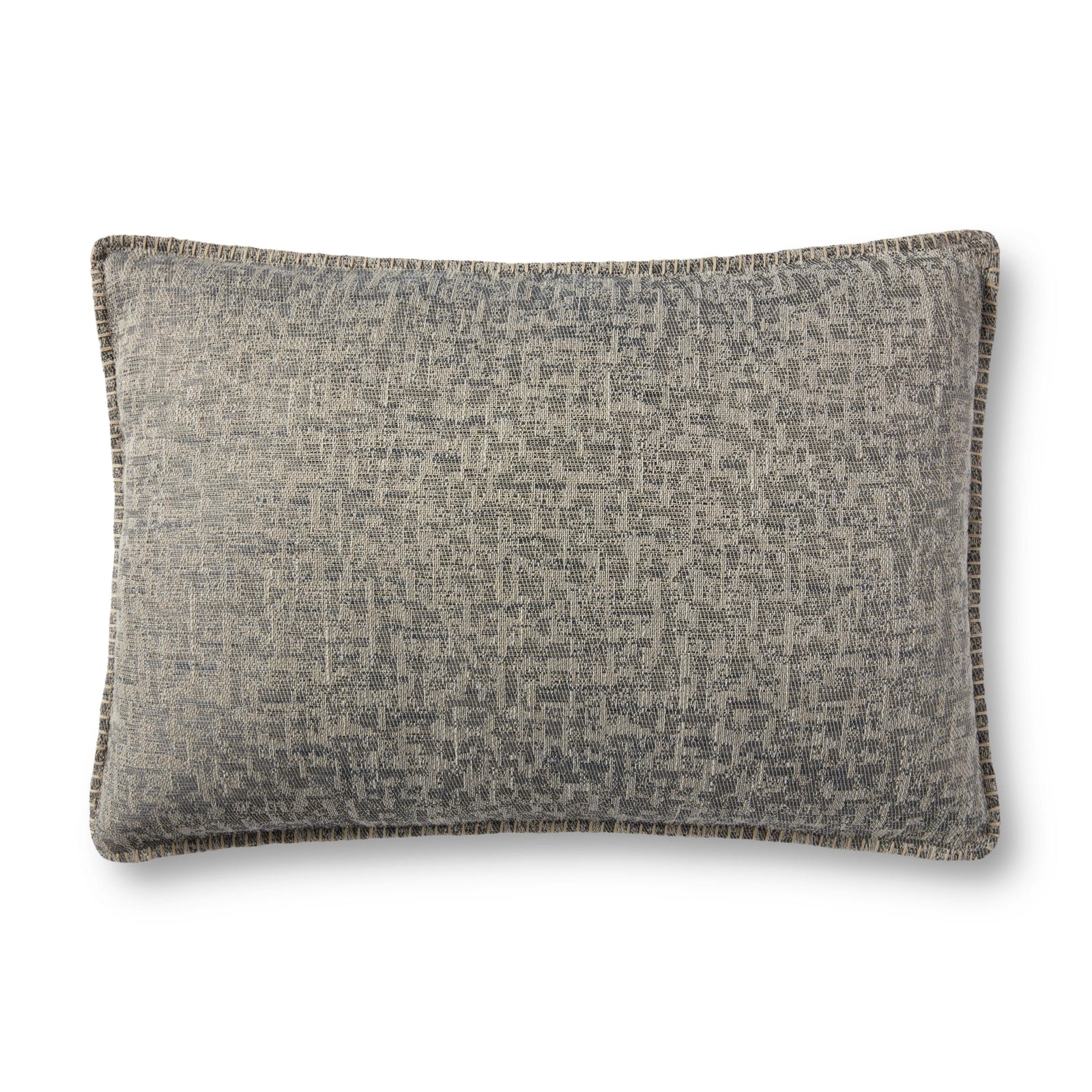 Grey Pillow (Pattern 5) — a Loloi pillow at Laurie Yapp Home.