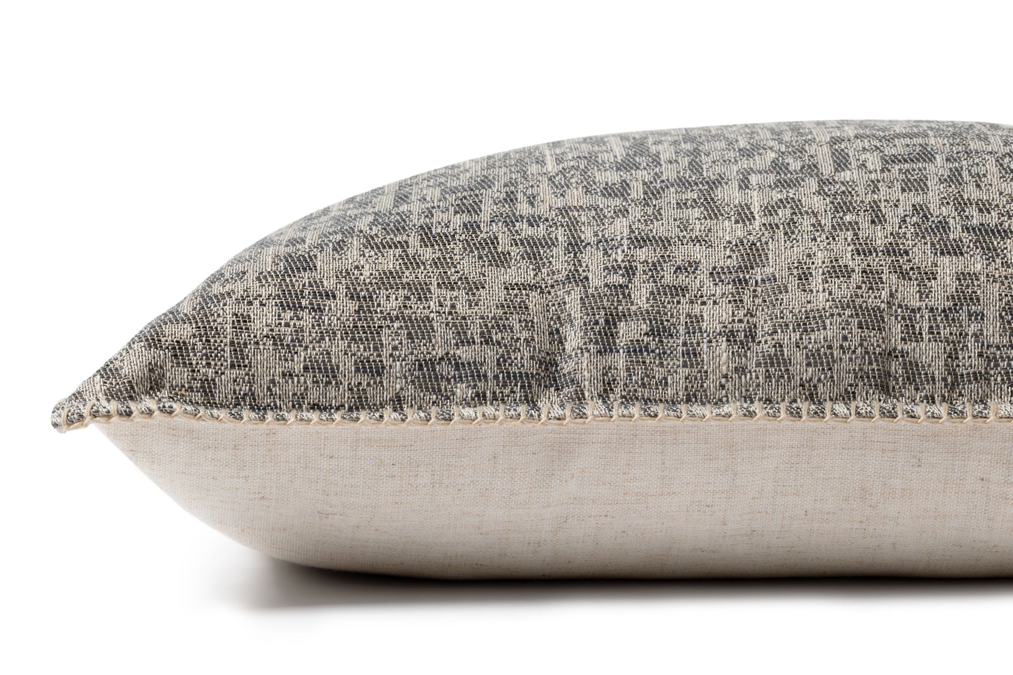 Grey Pillow (Pattern 5) shown from another angle.