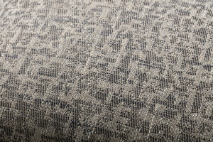 Grey Pillow (Pattern 5) shown from a different angle to reveal its pattern.