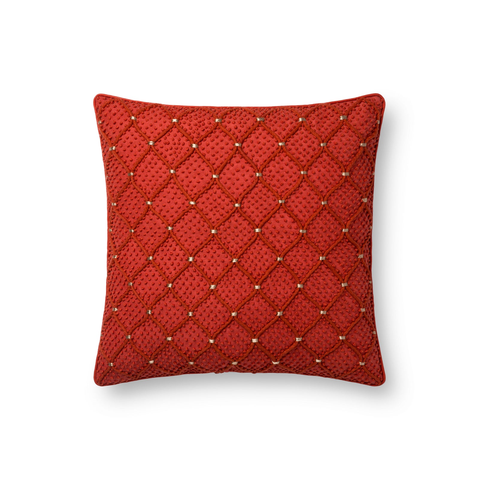 Rust / Gold Pillow — a Loloi pillow at Laurie Yapp Home.