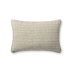 Lt. Blue Pillow (Pattern 1) — a Loloi pillow at Laurie Yapp Home.