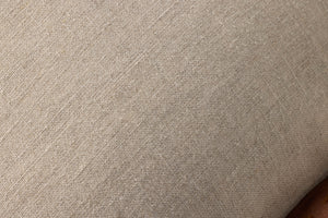 Natural / Brown Pillow shown from a different angle to reveal its pattern.