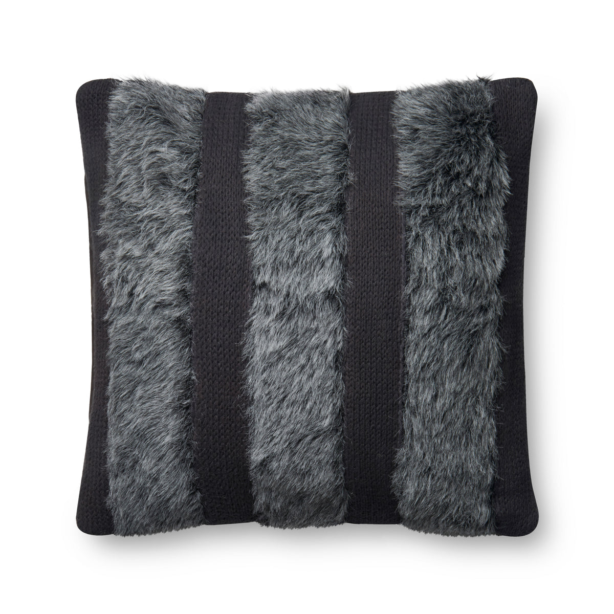 Grey Pillow (Pattern 6) — a Loloi pillow at Laurie Yapp Home.