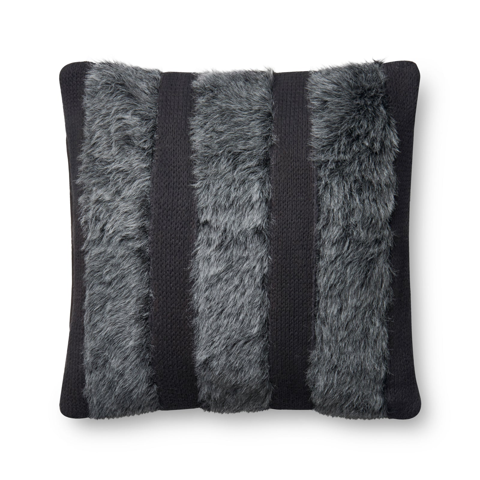 Grey Pillow (Pattern 6) — a Loloi pillow at Laurie Yapp Home.
