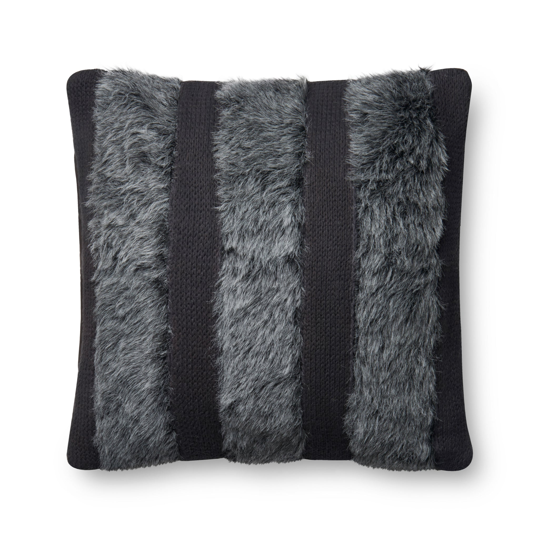 Grey Pillow (Pattern 6) — a Loloi pillow at Laurie Yapp Home.