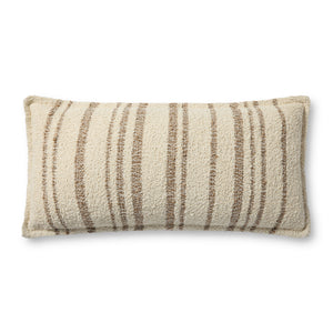 Natural / Tan Pillow — a Loloi pillow at Laurie Yapp Home.