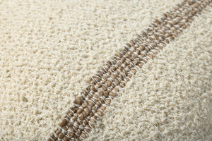 Natural / Tan Pillow (Pattern 1) shown from a different angle to reveal its pattern.