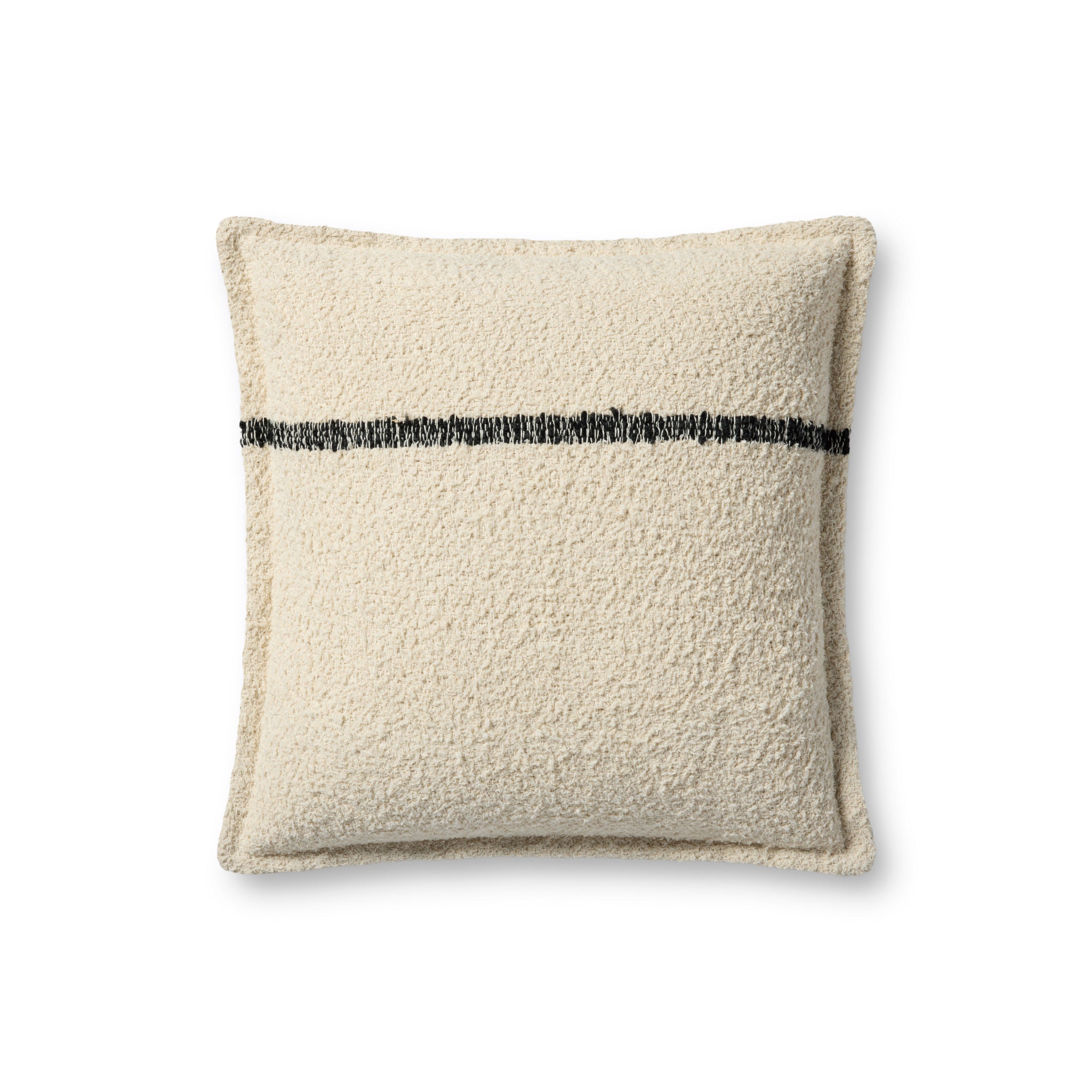 Natural / Charcoal Pillow — a Loloi pillow at Laurie Yapp Home.