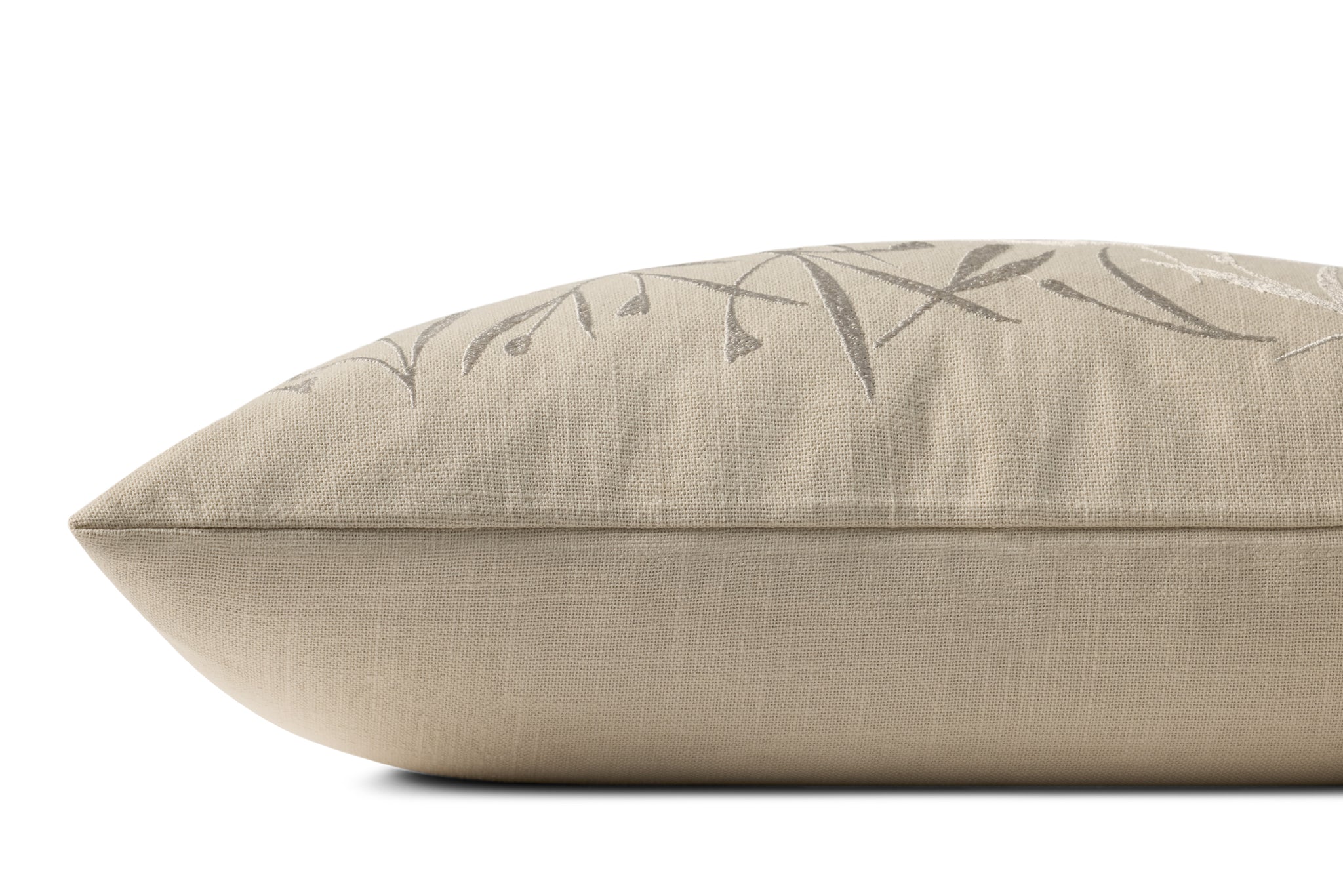 Ivory Pillow (Pattern 5) shown from another angle.