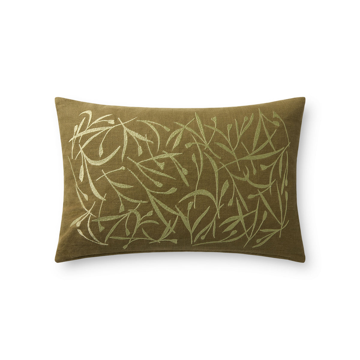 Olive Pillow (Pattern 2) — a Loloi pillow at Laurie Yapp Home.