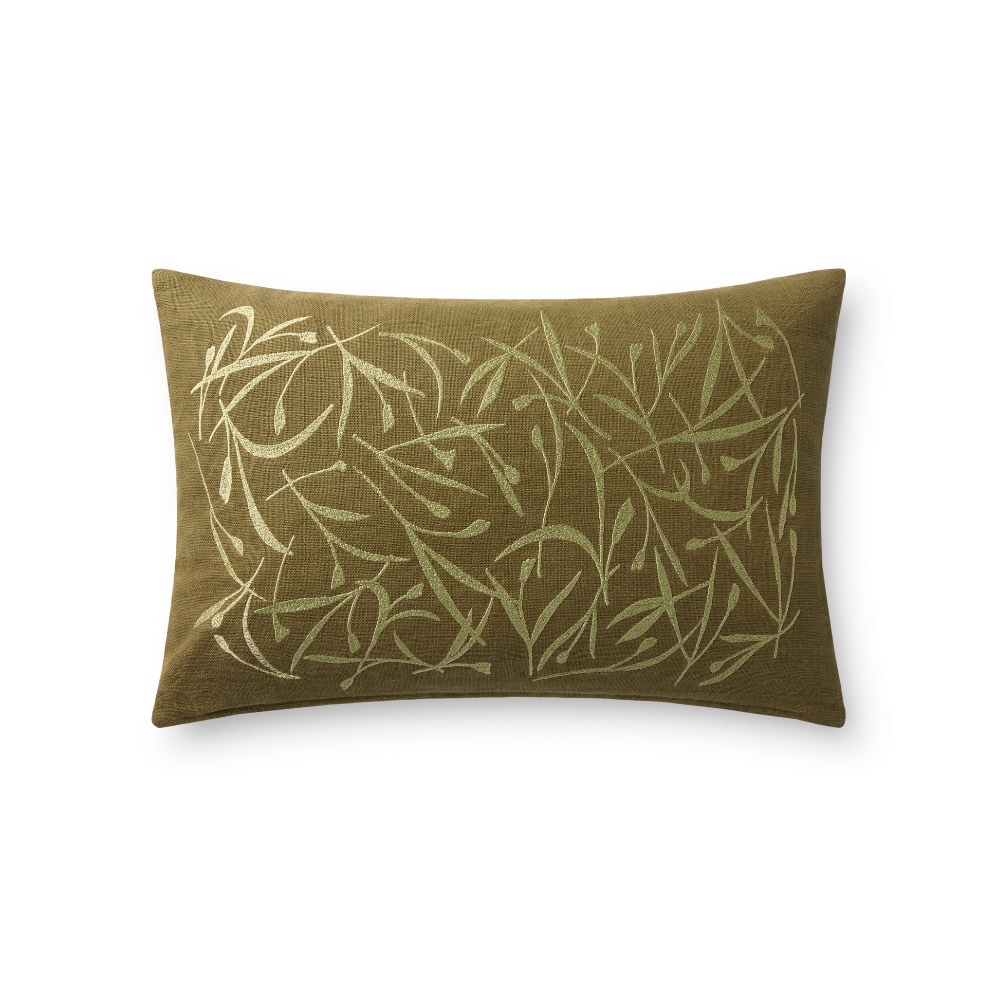 Olive Pillow (Pattern 2) — a Loloi pillow at Laurie Yapp Home.