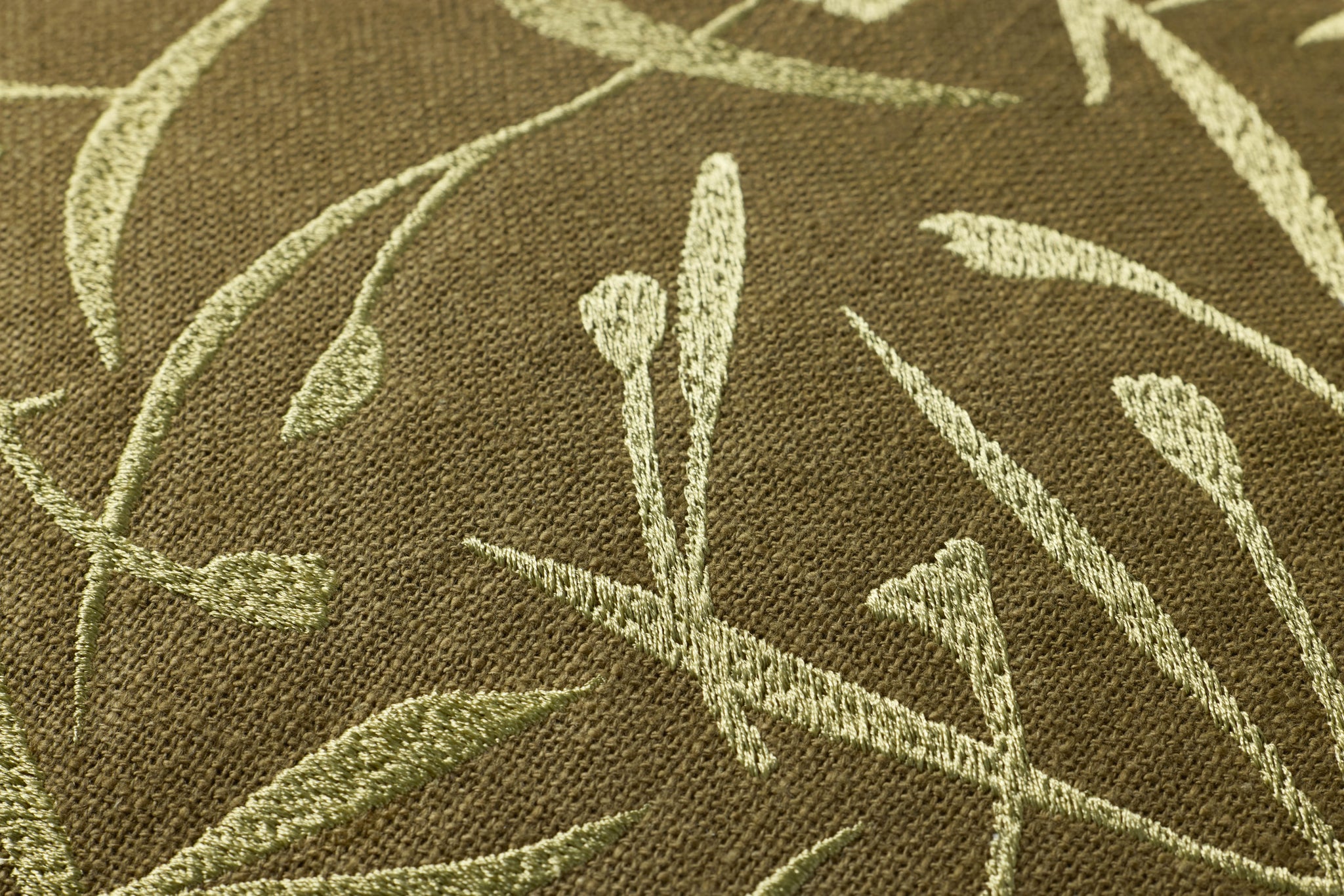 Olive Pillow (Pattern 2) shown from another angle.