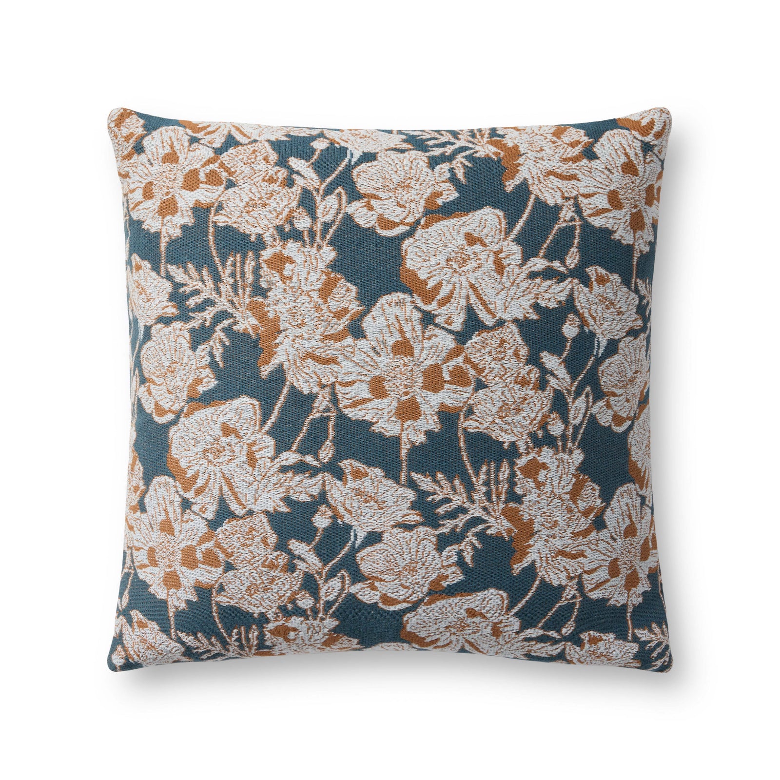 Matilda Blue / Orange Pillow — a Loloi pillow at Laurie Yapp Home.
