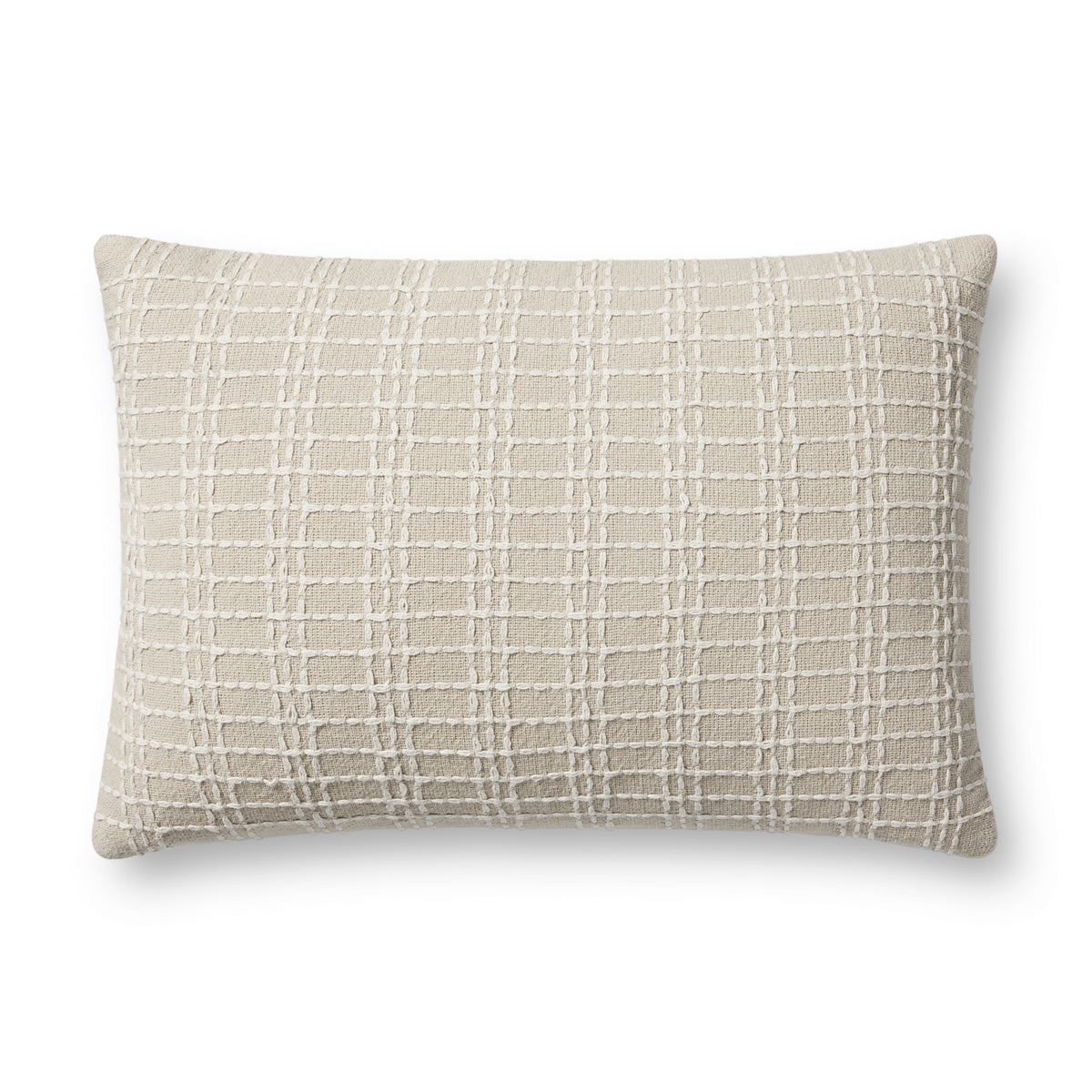 Beige / Ivory Pillow — a Loloi pillow at Laurie Yapp Home.