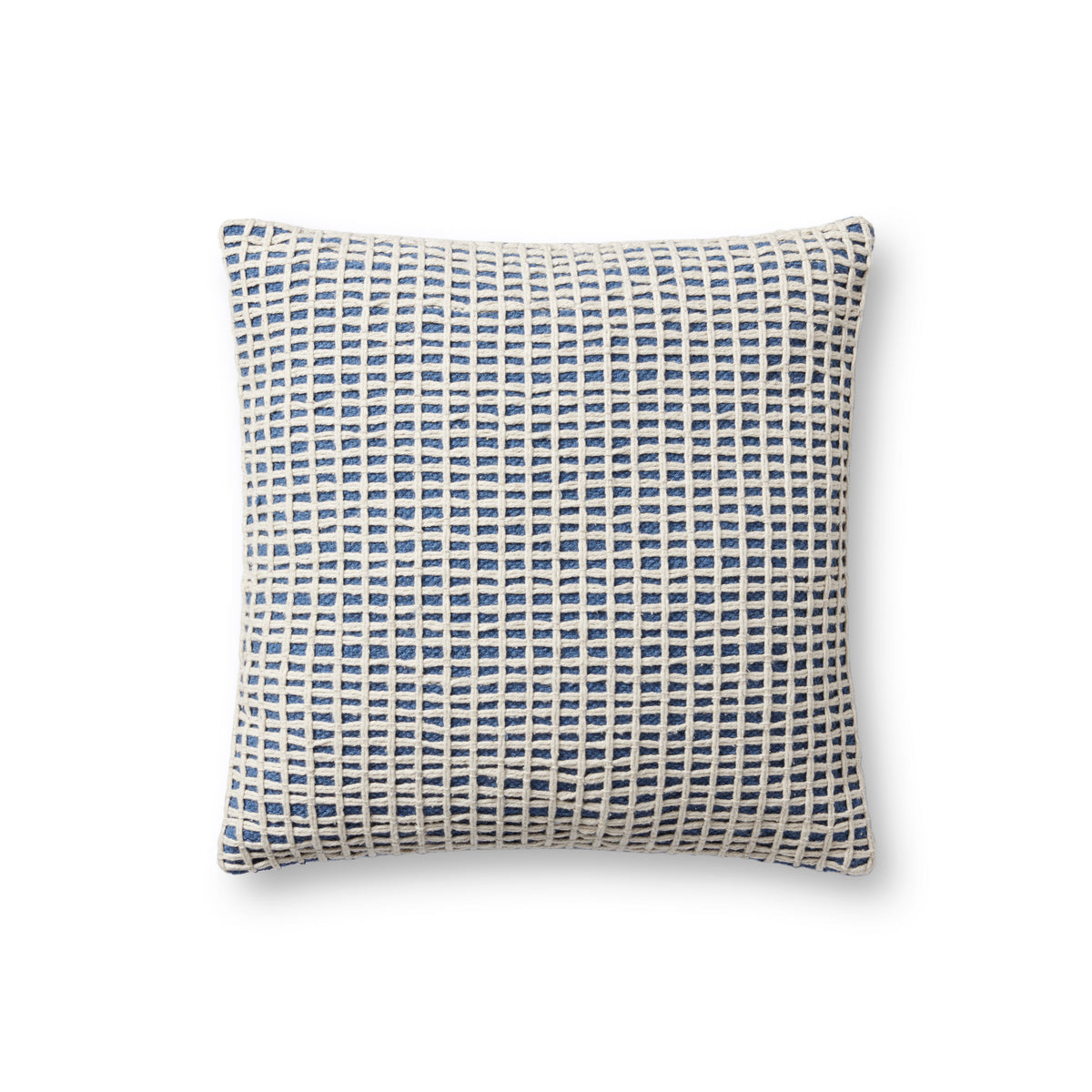 Blue / Ivory Pillow — a Loloi pillow at Laurie Yapp Home.