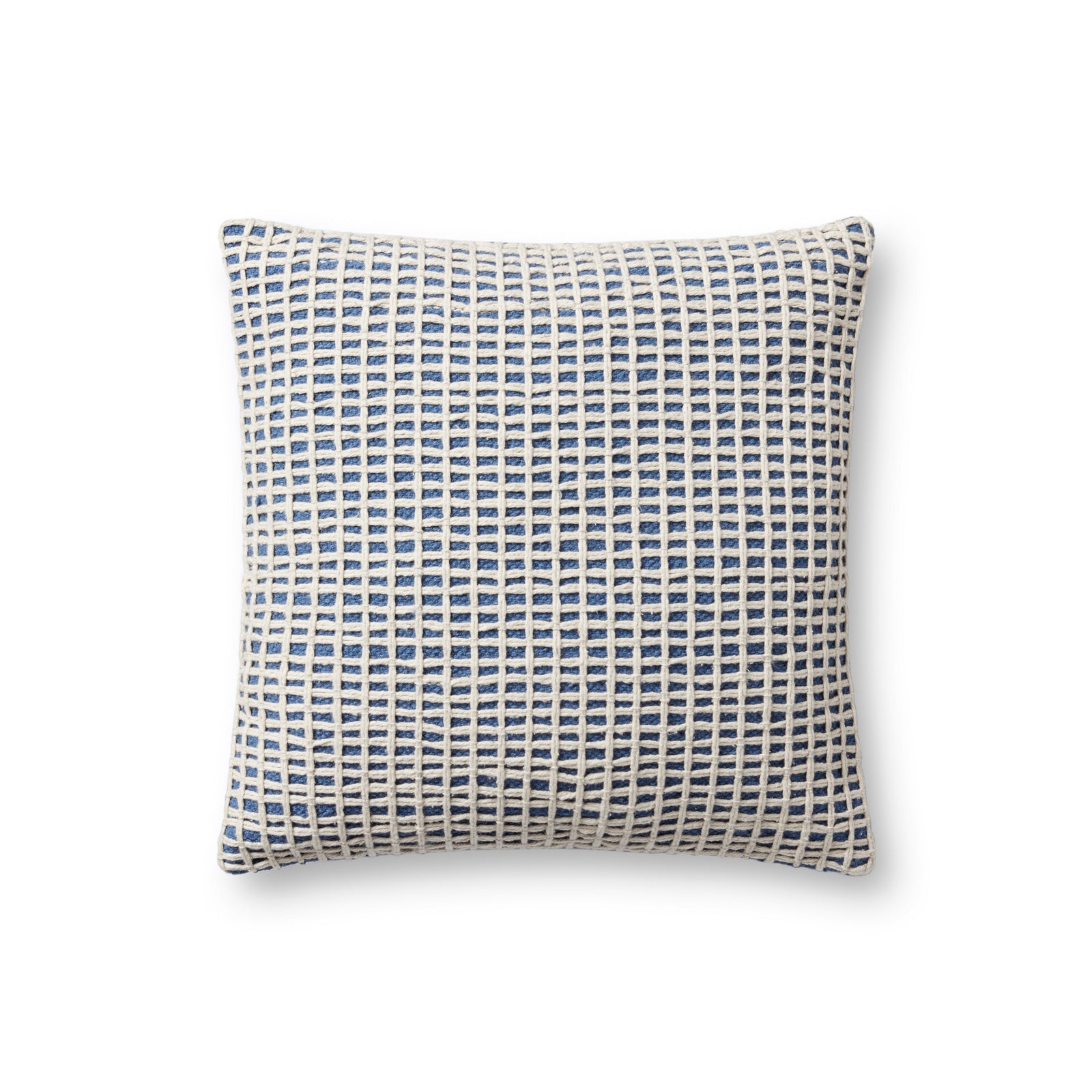 Blue / Ivory Pillow — a Loloi pillow at Laurie Yapp Home.