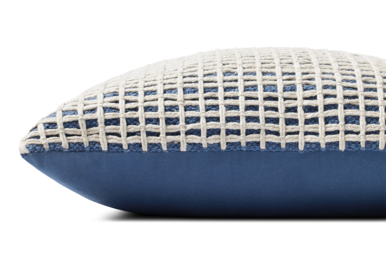 Blue / Ivory Pillow — a Loloi pillow at Laurie Yapp Home.