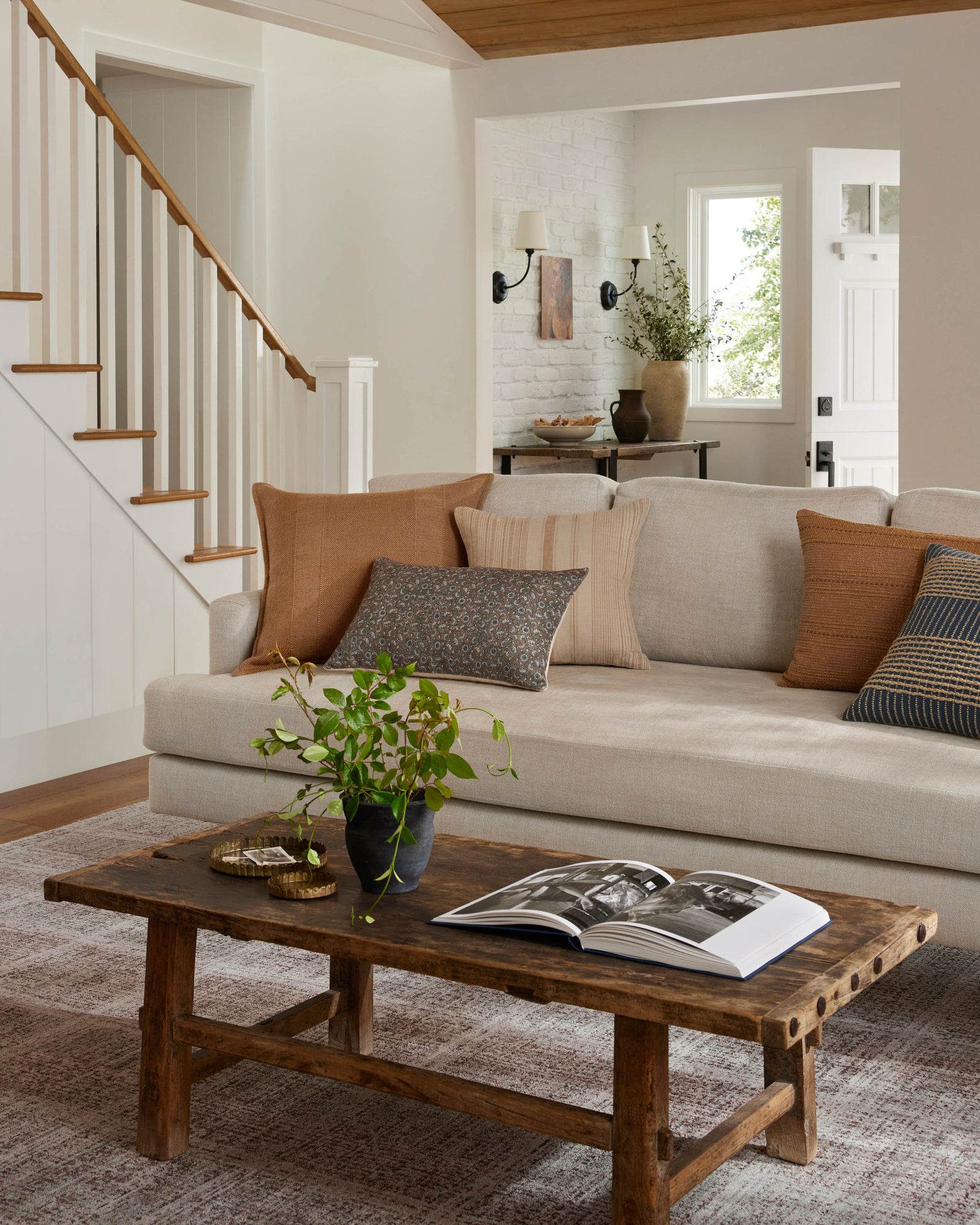 Calista Terracotta Pillow — a Loloi pillow at Laurie Yapp Home.