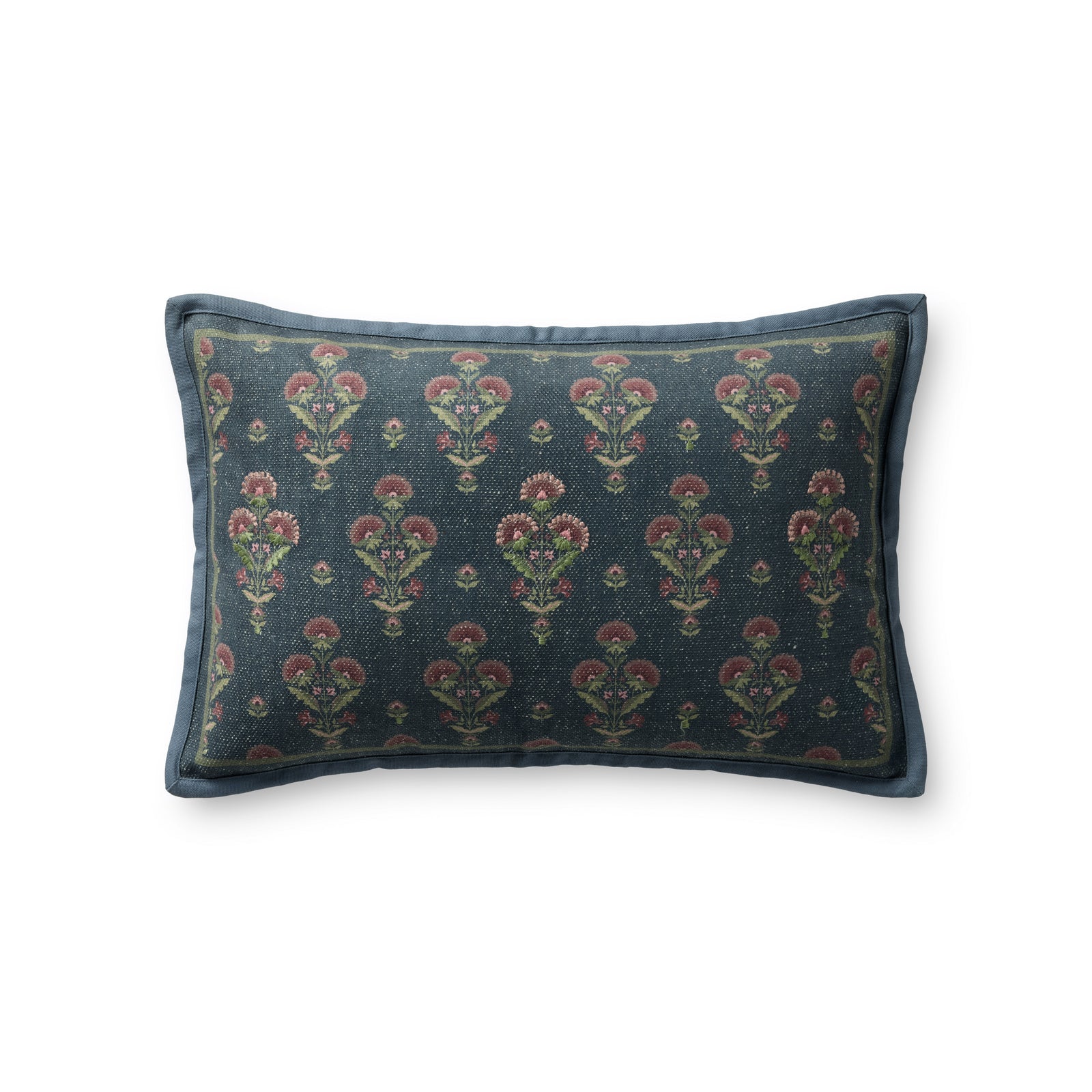 Marigold Blue / Multi Pillow — a Loloi pillow at Laurie Yapp Home.