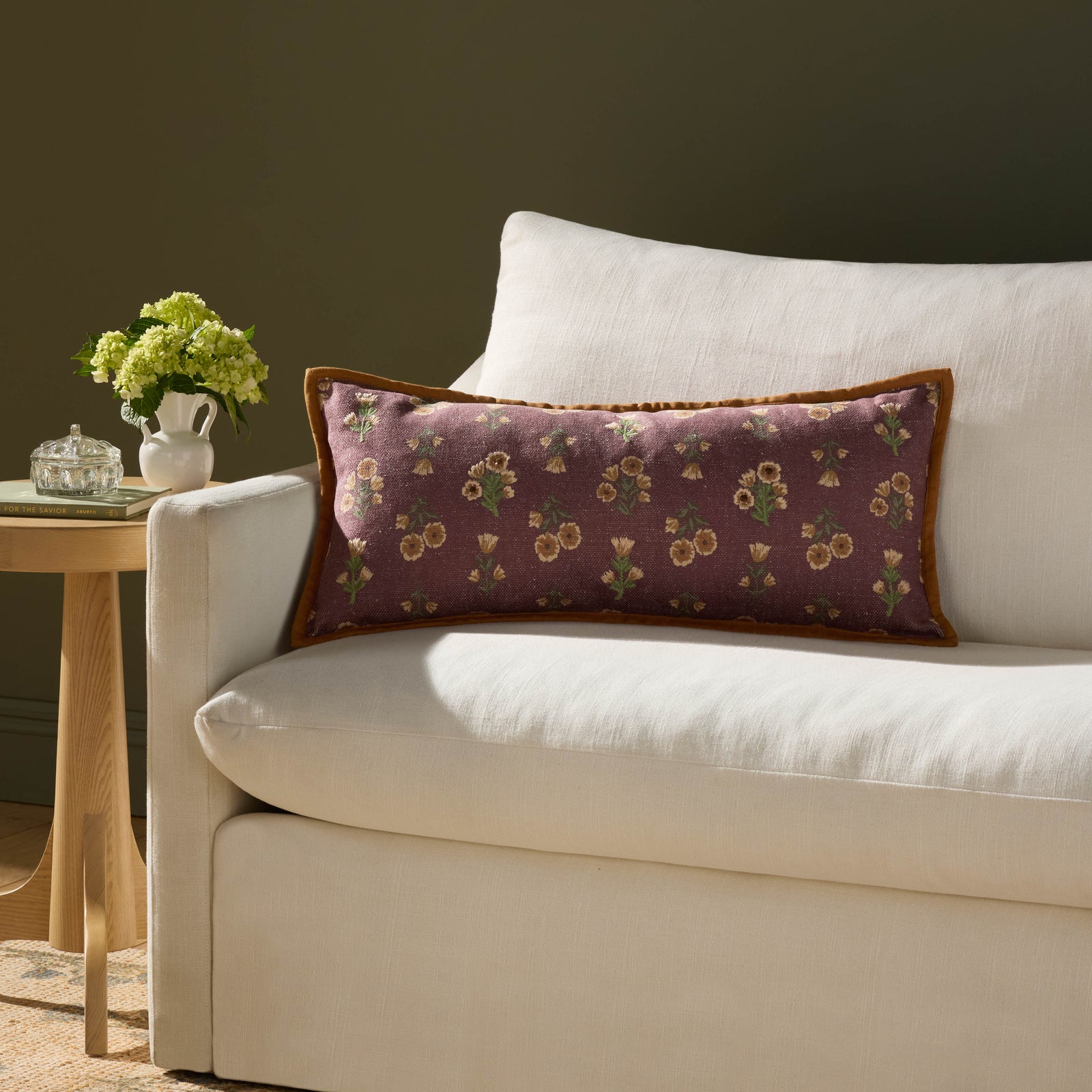 Posie Wine / Multi Pillow — a Loloi pillow at Laurie Yapp Home.