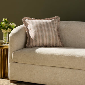 Liesel Ivory / Multi Pillow shown from another angle.