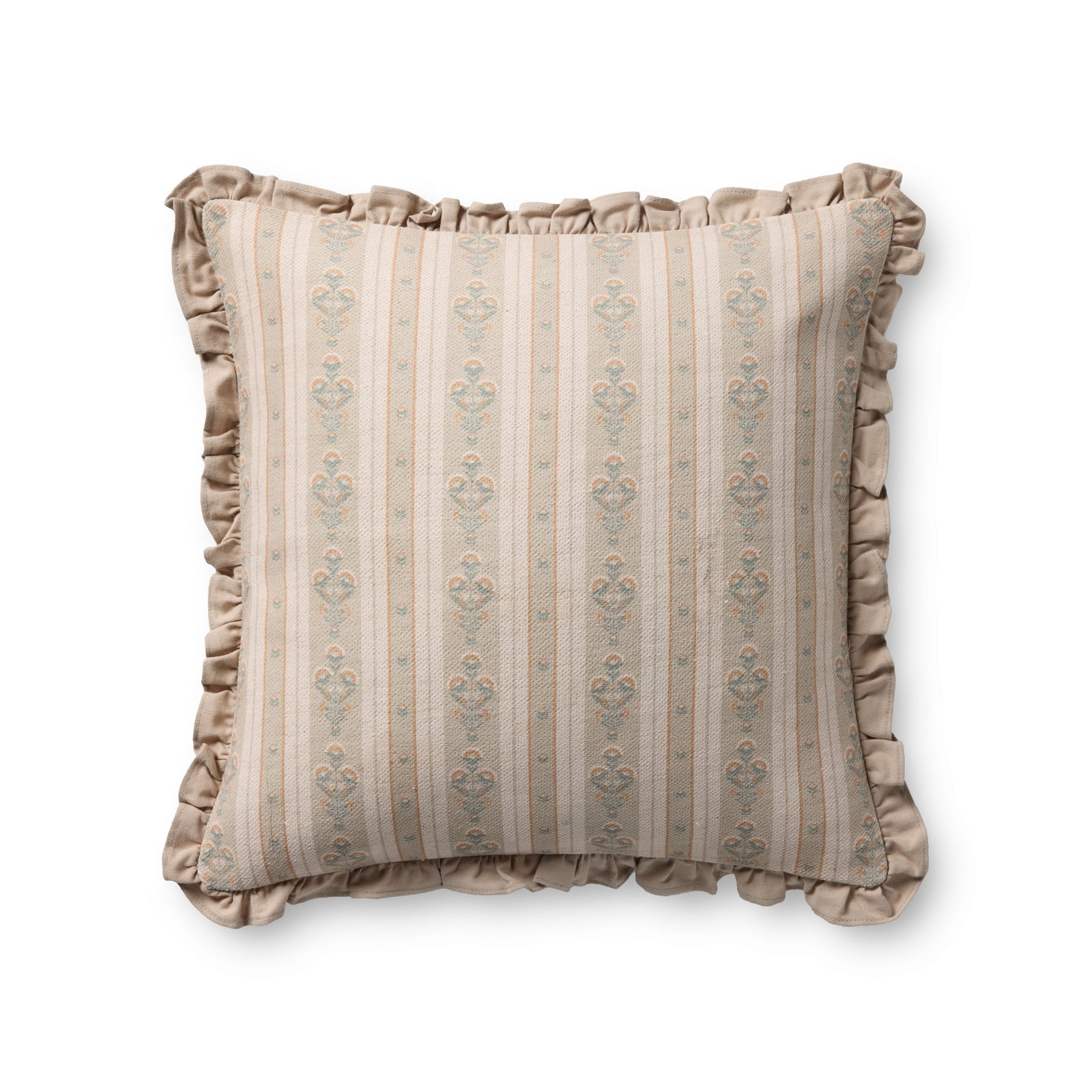 Liesel Ivory / Multi Pillow — a Loloi pillow at Laurie Yapp Home.