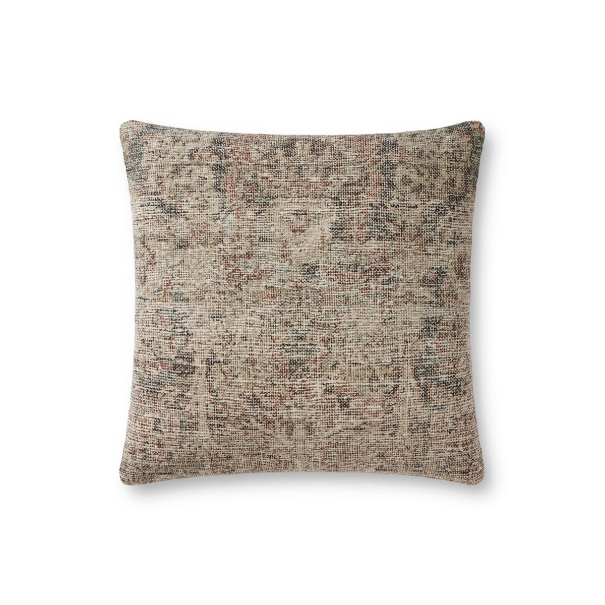 Beige / Multi Pillow — a Loloi pillow at Laurie Yapp Home.