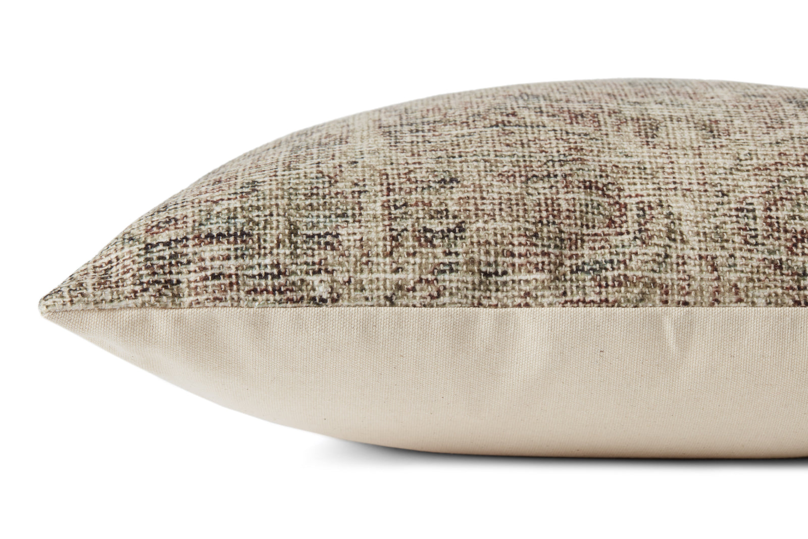 Beige / Multi Pillow — a Loloi pillow at Laurie Yapp Home.