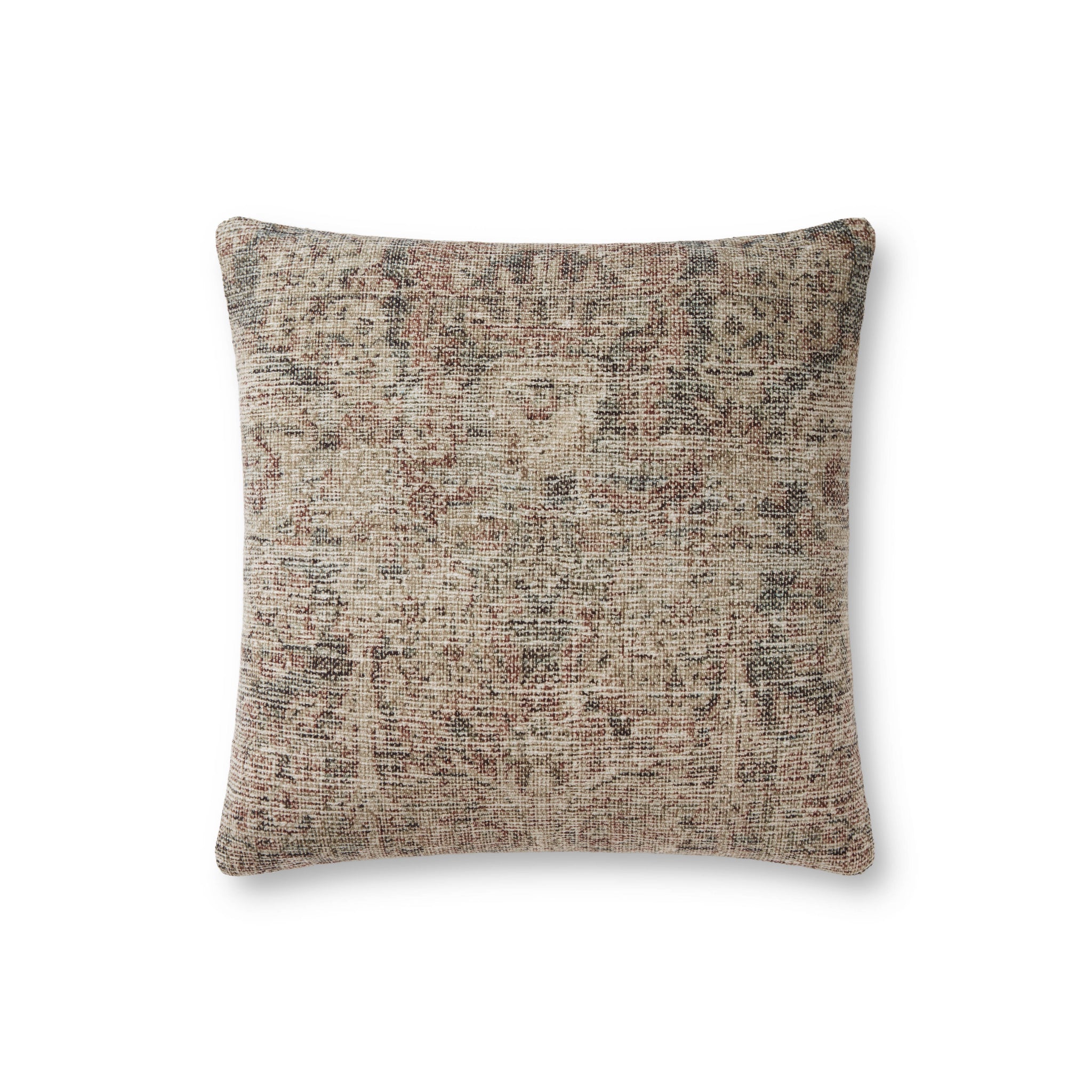 Beige / Multi Pillow — a Loloi pillow at Laurie Yapp Home.