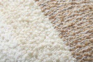 Natural / Multi Pillow (Pattern 4) shown from a different angle to reveal its pattern.