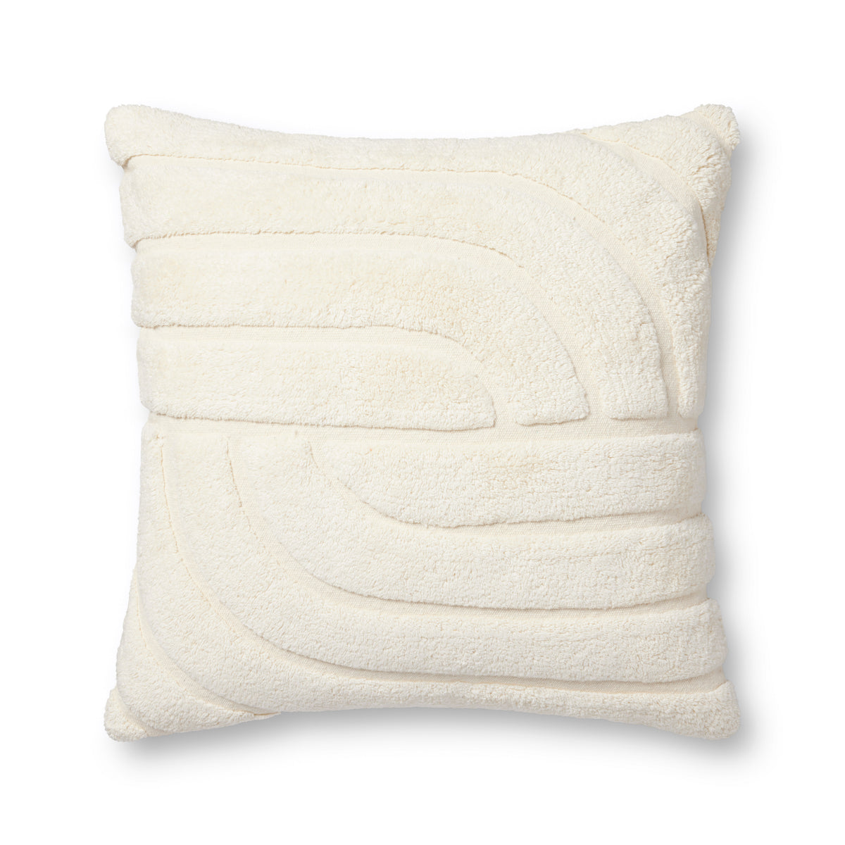 Ivory Pillow (Pattern 7) — a Loloi pillow at Laurie Yapp Home.