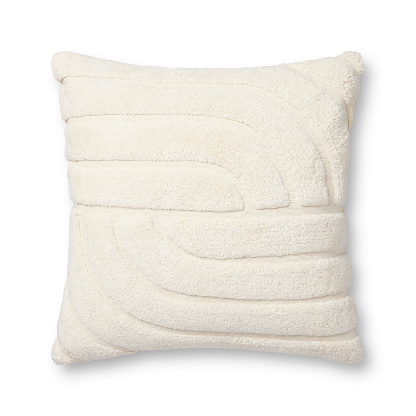 Ivory Pillow (Pattern 7) — a Loloi pillow at Laurie Yapp Home.