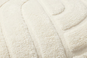 Ivory Pillow (Pattern 7) shown from a different angle to reveal its pattern.