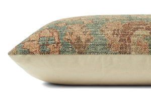 Clay Teal / Terracotta Pillow shown from another angle.