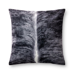 Charcoal Pillow (Pattern 4) — a Loloi pillow at Laurie Yapp Home.