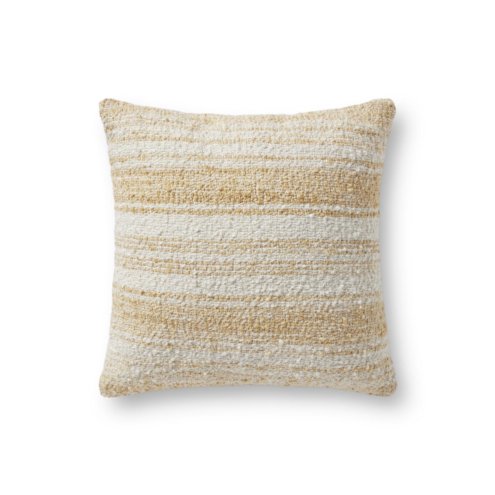 Gold / Ivory Pillow — a Loloi pillow at Laurie Yapp Home.