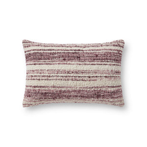 Burgundy / Ivory Pillow — a Loloi pillow at Laurie Yapp Home.