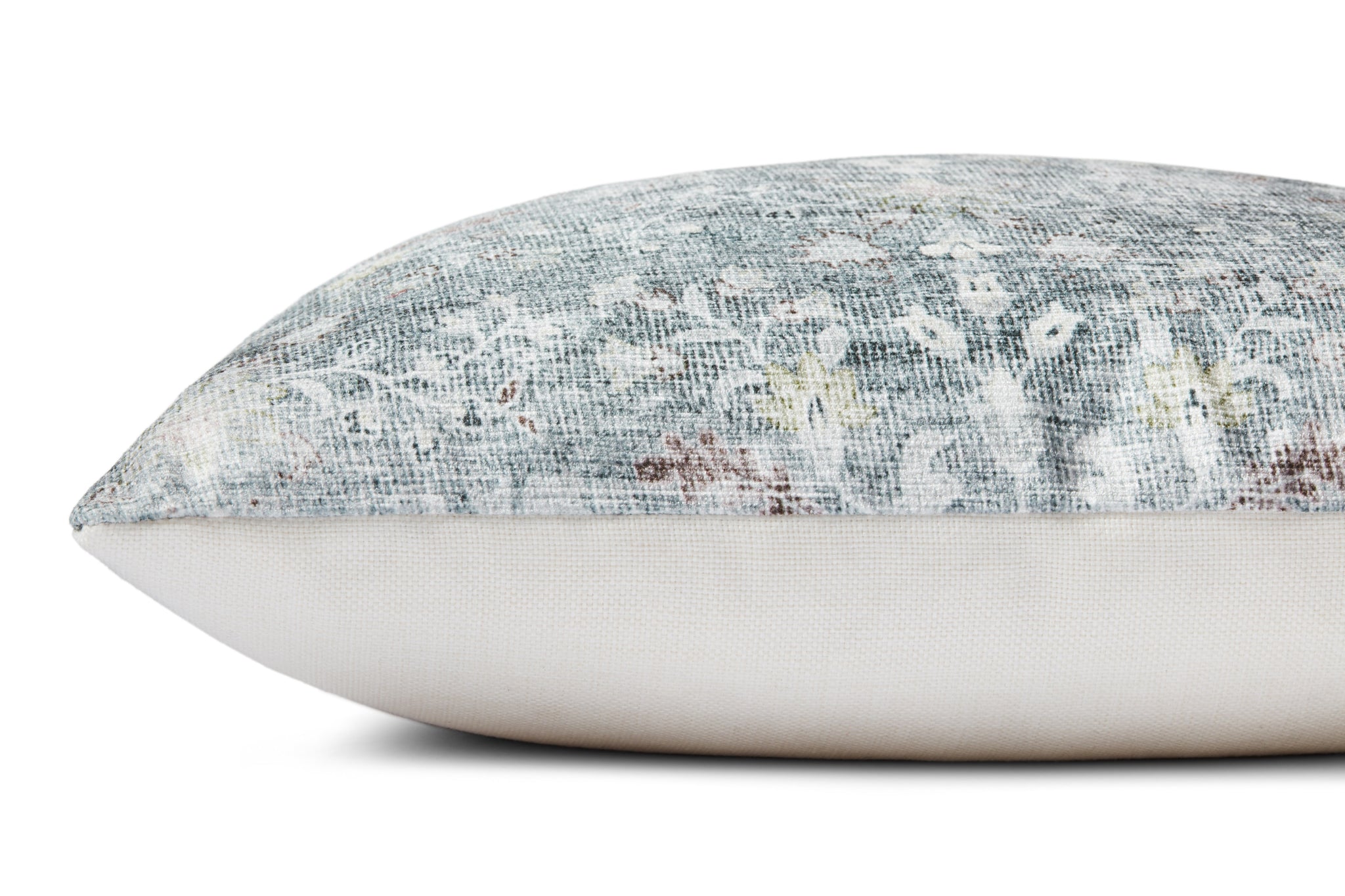 Grey Pillow (Pattern 7) shown from another angle.
